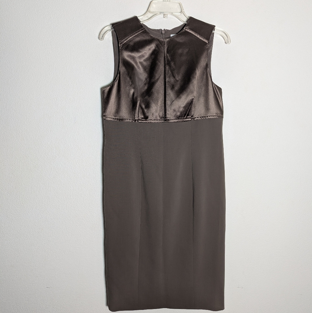 Worth Womens Sheath Dress 100% Silk Wool Quiet Luxury Old Money Luxe 8 Petite - Picture 1 of 12